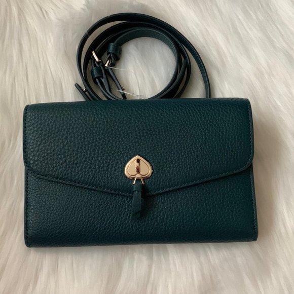 kate spade Handbags - KATE SPADE Marti Pebbled Leather Convertible Wallet Crossbody